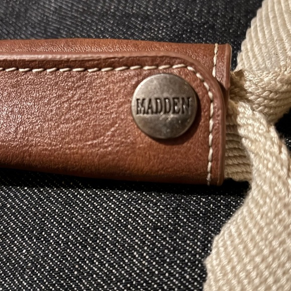 Steve Madden Weekender Duffle Travel Denim Bag UNISEX - Picture 13 of 13